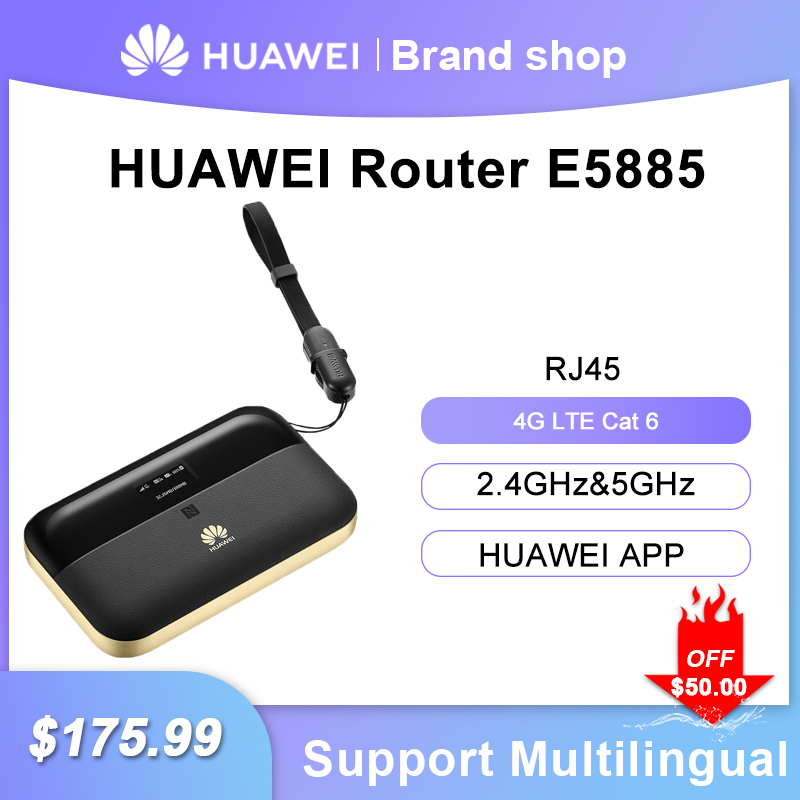 HUAWEI E5885 E5885LS-93A ̴ Ʈ  B1/B2/B3/B4/B5/B7/B8/B20/B19   ִ 300Mbps 4G LTE Cat 6  WiFi ֽ